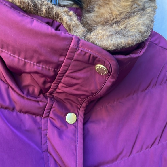 Excellent Condition Purple Talbot’s Full Puffer Coat with hood Sz SM - Picture 2 of 11
